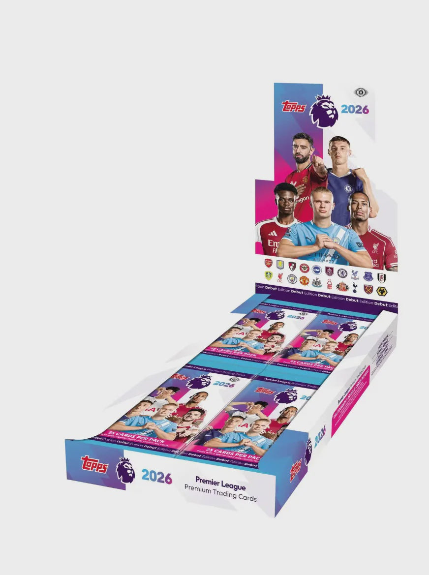 2025-26 Topps Premier League EPL Soccer Hobby Box – Soccer Trading Cards
