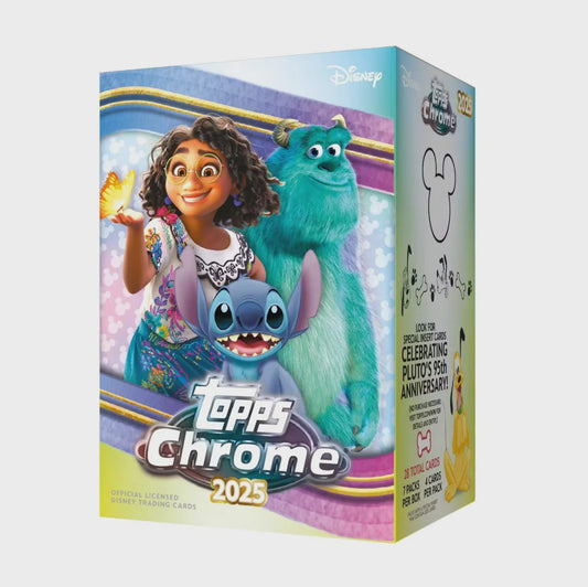 2025 Topps Disney Chrome 7-Pack Blaster Box Sealed Trading Cards