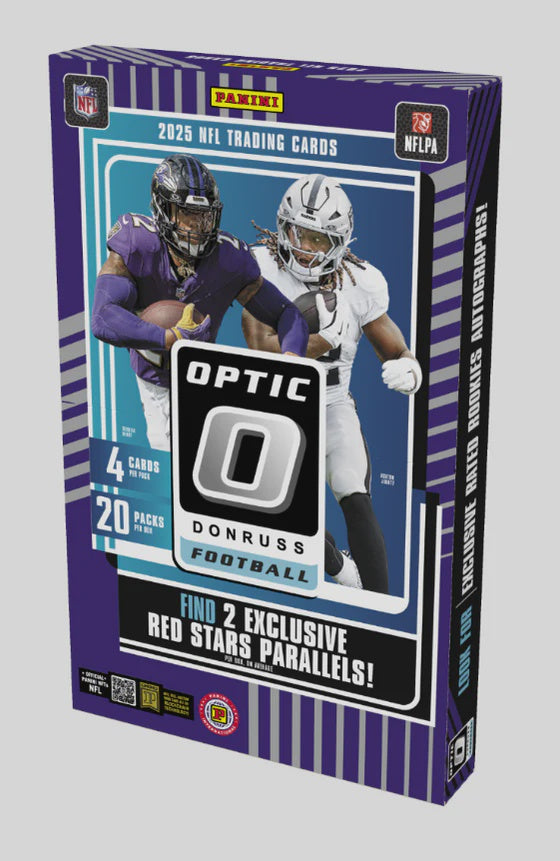 2025 Panini Donruss Optic NFL International Hobby Box cards
