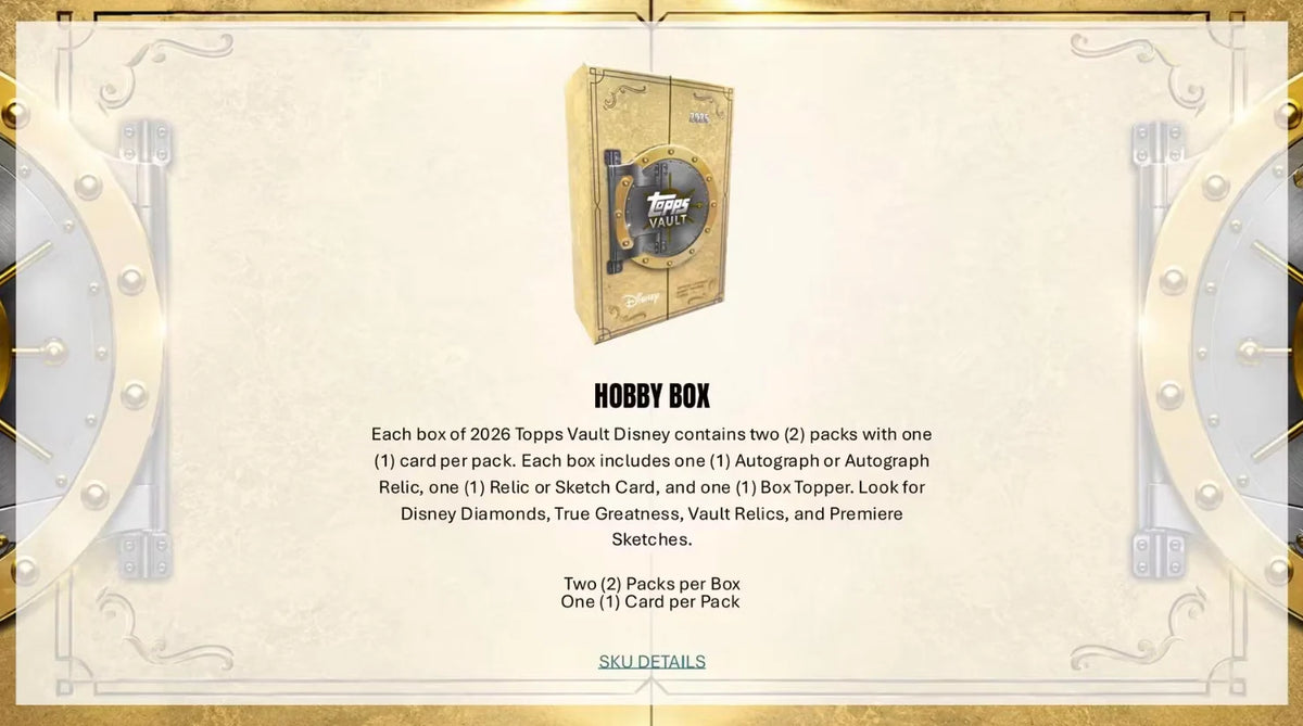 2026 Topps Vault Disney Hobby Box