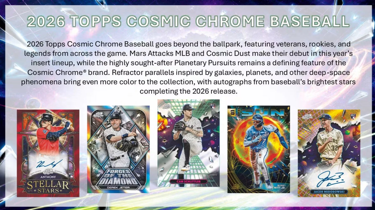 Pre Order 2026 Topps Cosmic Chrome Baseball Hobby Box