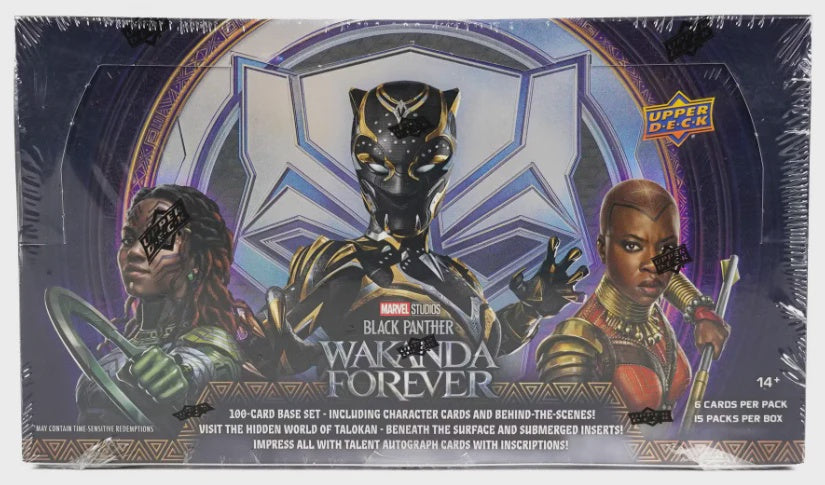 2024 UPPER DECK MARVEL STUDIOS BLACK PANTHER WAKANDA FOREVER HOBBY PACK