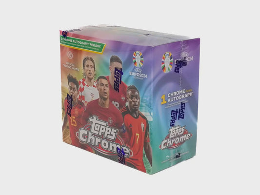 2023-24 Topps Chrome UEFA EURO Soccer Hobby Box