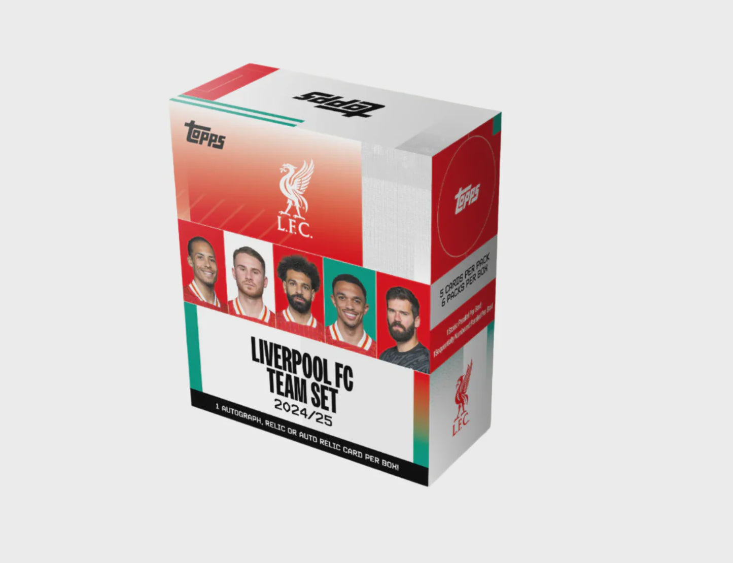 2024-25 Topps Liverpool FC Soccer Team Set Box