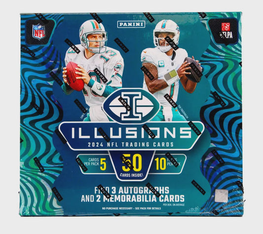 2024 Panini Illusions Football Hobby Box | NFL Trading Cards