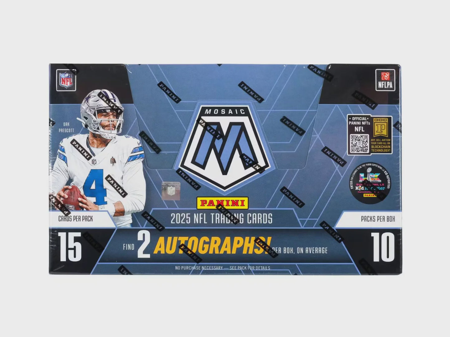 2025 Panini Mosaic Football Hobby Box NFL Trading Cards