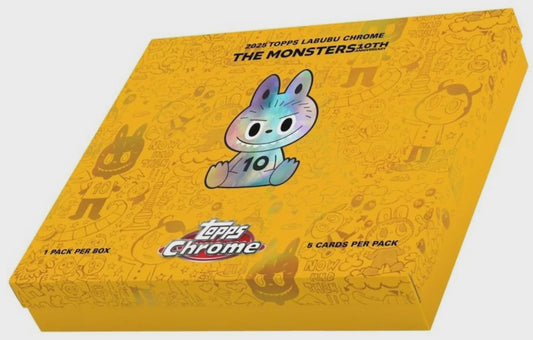 2025 Topps Chrome Labubu 10th Anniversary Hobby Box