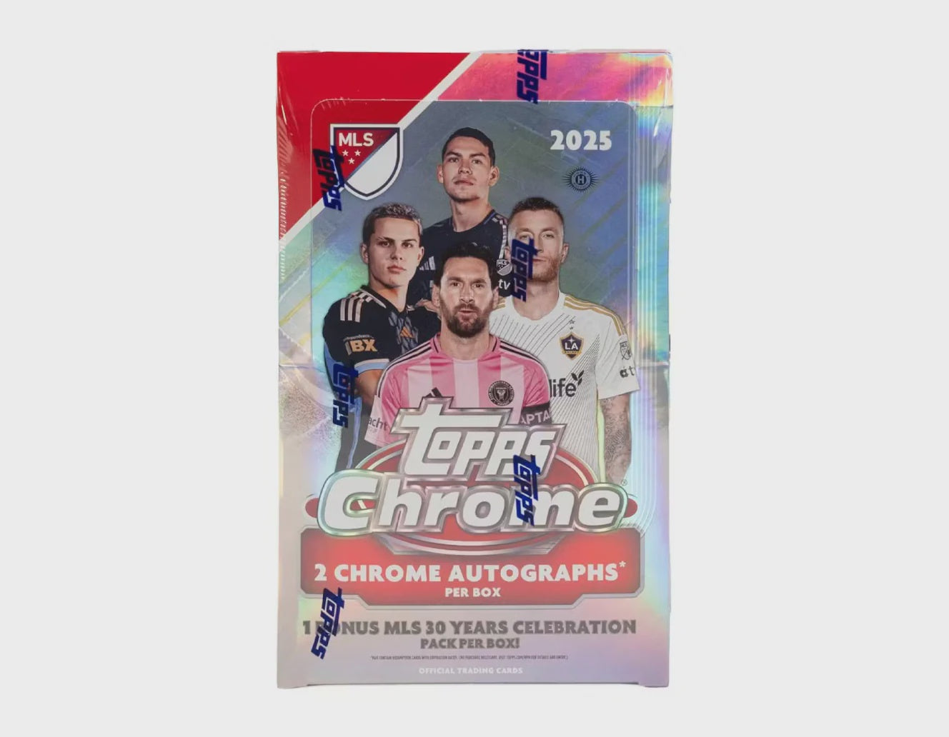 2025 Topps Chrome MLS Major League Soccer Hobby Box sealed