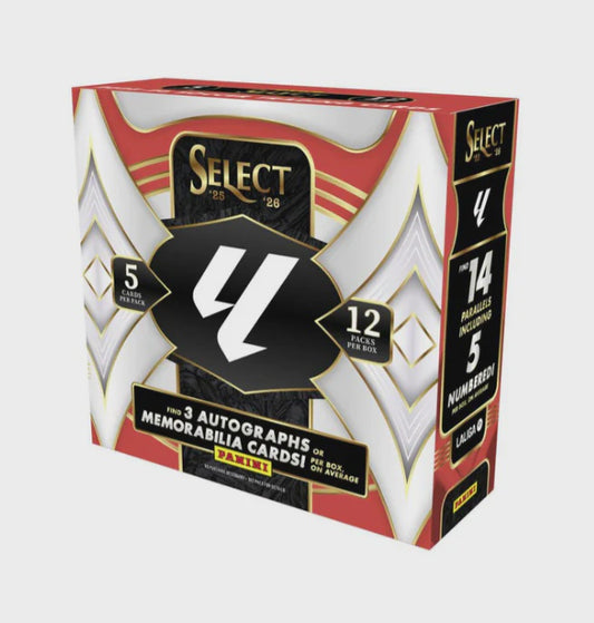 2025-26 Panini Select La Liga Soccer International Hobby Box sealed