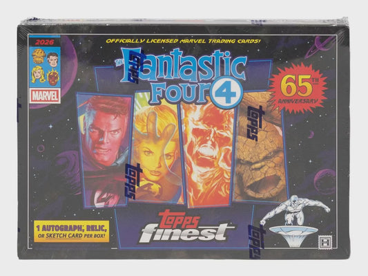 2026 Topps Finest Fantastic Four Marvel Hobby Box sealed product