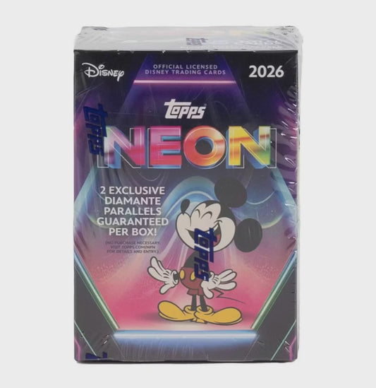 2026 Topps Disney Neon Blaster Box sealed product