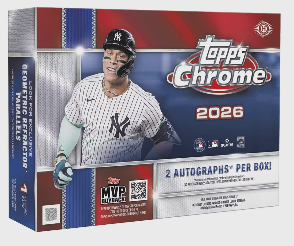 PREORDER: 2026 Topps Chrome Baseball Delight Box (July 22)