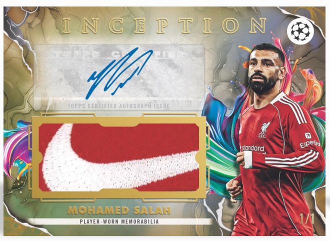 PREORDER: 2025/26 Topps Inception UEFA Club Competitions Hobby Box (July 30)