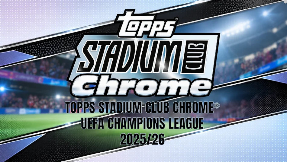 Pre Order 2025/26 Topps Stadium Club Chrome UEFA Champions League Soccer Hobby Box