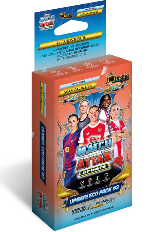 Topps Match Attax trading card game packaging on a white background