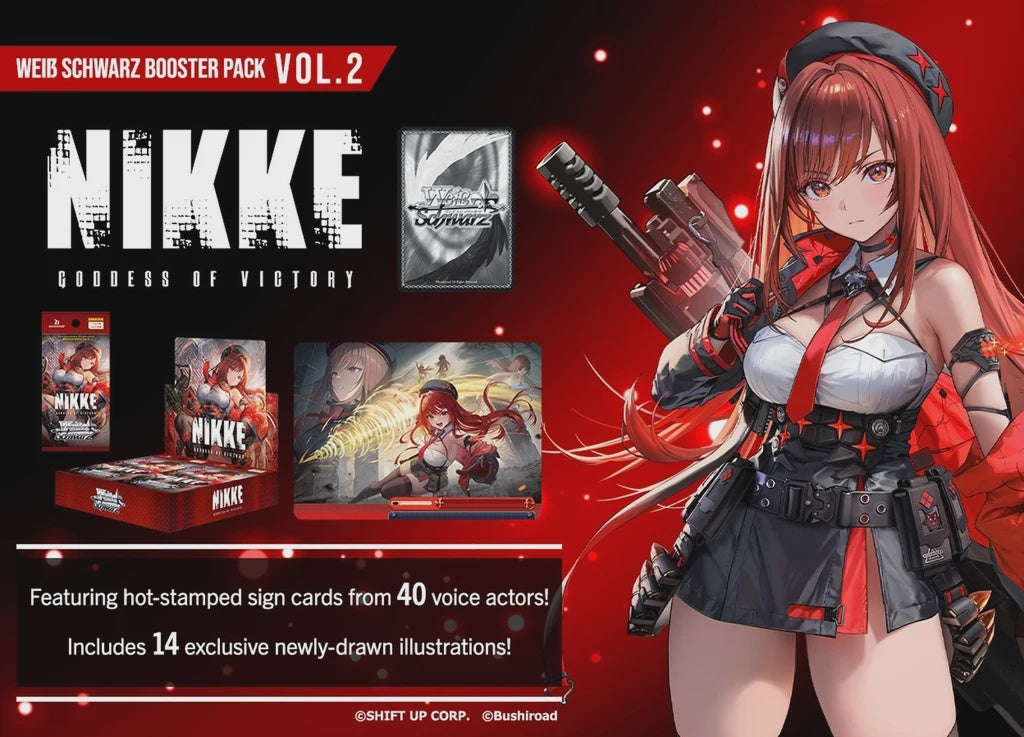 Weiss Schwarz GODDESS OF VICTORY NIKKE Vol.2 English factory sealed Booster Box.