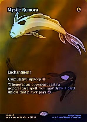 Avatar: The Last Airbender Mystic Remora foil variant with waterbending full-art illustration.