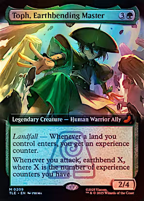 Toph, Earthbending Master (Extended Art) - Avatar: The Last Airbender: Eternal-Legal (TLE) - FOIL