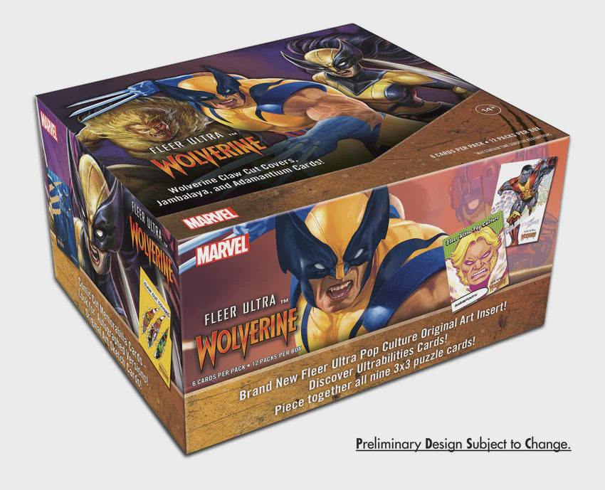 2023 UPPER DECK MARVEL FLEER ULTRA WOLVERINE HOBBY BOX