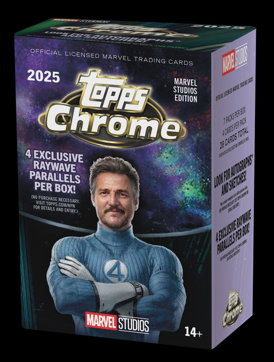 2025 Topps Marvel Studios Chrome Value Box