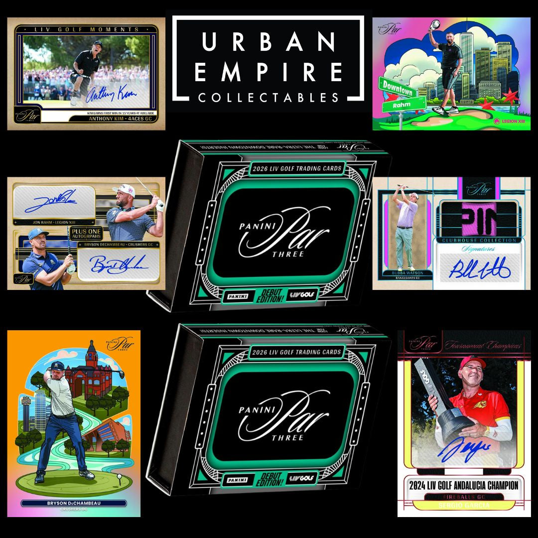 Front of BREAK 802 - 2026 Panini Par Three LIV Golf – 2-Box Random Hit Draft