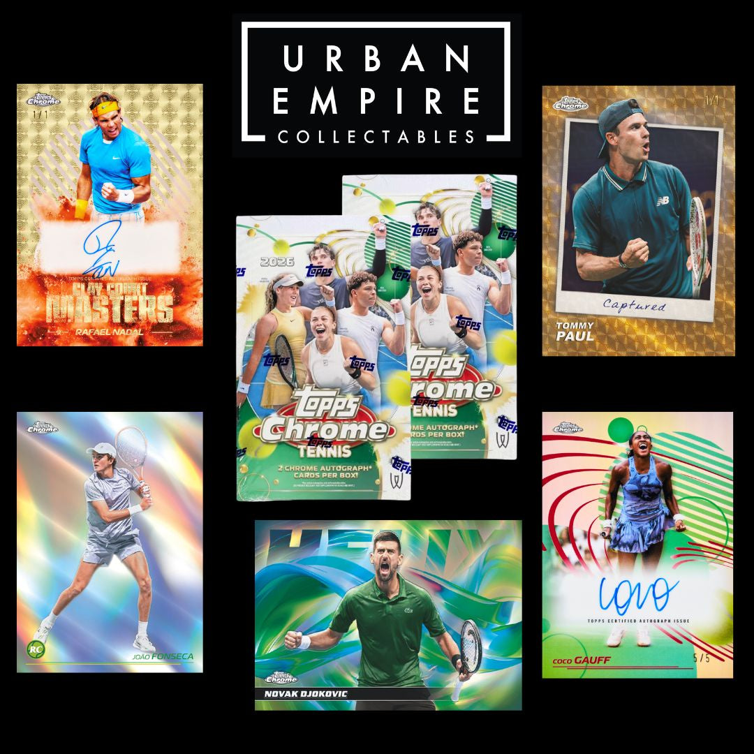 Break 802 – 2026 Topps Chrome Tennis Hobby 2-Box Random Player Group Break