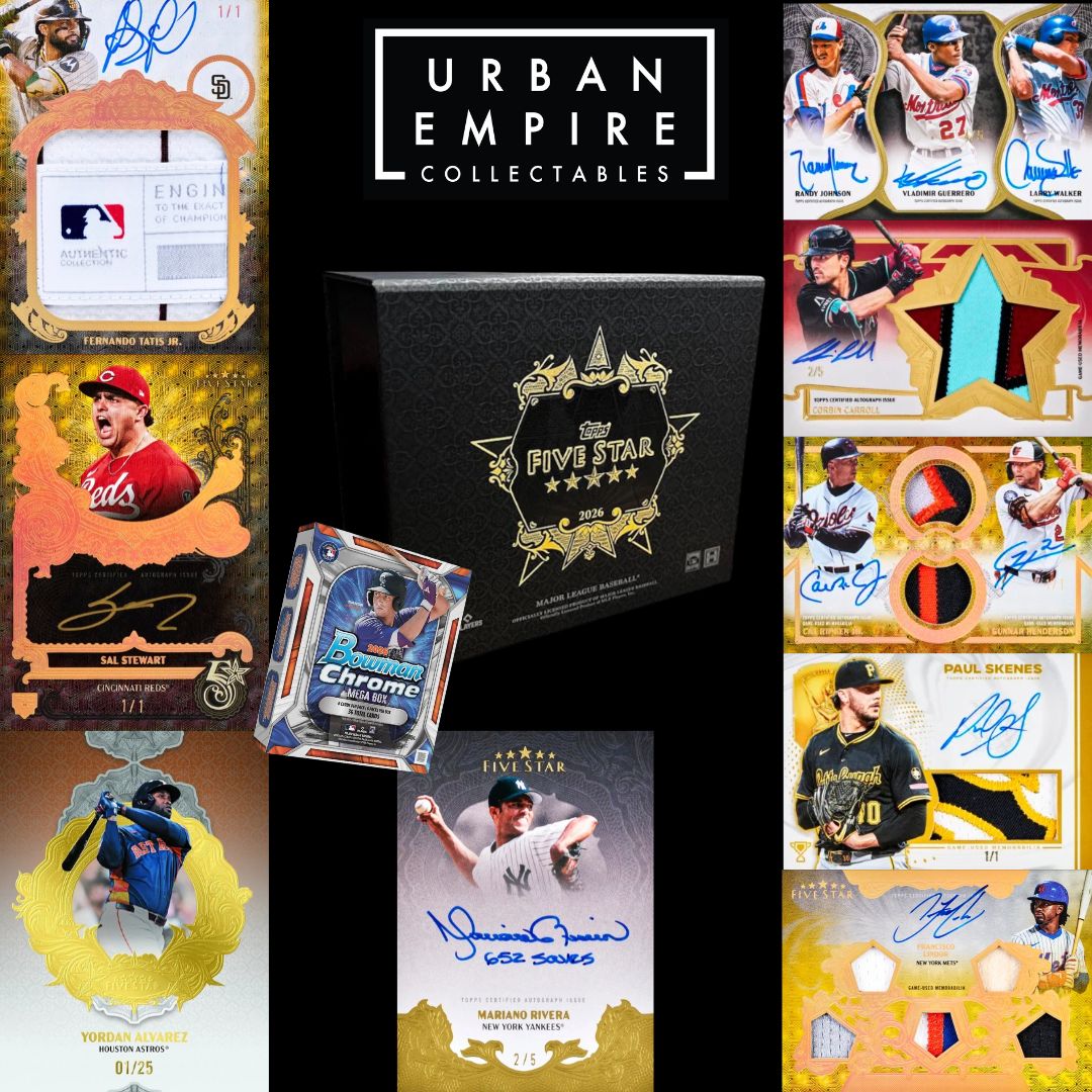 Break 805 -2026 Topps Five Star Baseball Hobby PYT + Bowman Chrome Mega Giveaway!