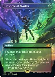 Crucible of Worlds – Borderless Foil – Double Masters 2022 MTG Card