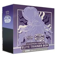 Pokémon TCG Chilling Reign Pokémon Center Exclusive Elite Trainer Box – 10 Packs with Premium Accessories