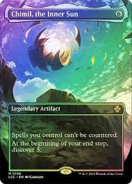 Borderless Box Topper Foil Chimil, the Inner Sun from The Lost Caverns of Ixalan Commander for Magic: The Gathering.
