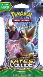 Pokémon TCG XY Fates Collide Blister Booster Pack MP Condition