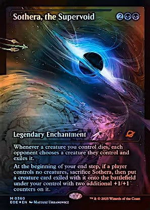 Sothera, the Supervoid 0360 Foil Japan Showcase Variant – Edge of Eternities