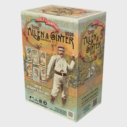 Front of 2026 Topps Allen & Ginter Baseball Value Box