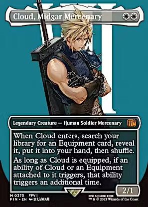 Final Fantasy Variants: Cloud, Midgar Mercenary (0375 - Borderless)