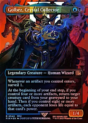 Final Fantasy Golbez Crystal Collector Borderless Surge Foil Card 0540