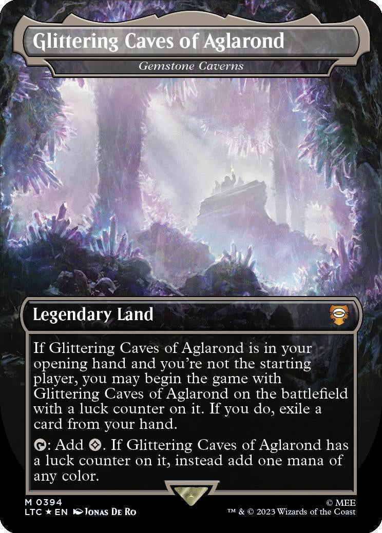 Gemstone Caverns 0394 Surge Foil – Glittering Caves of Aglarond – LOTR MTG