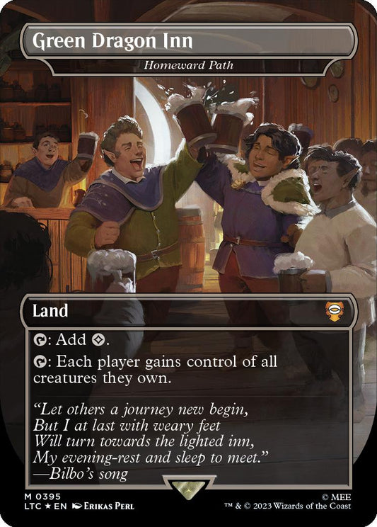 Homeward Path 0395 – Surge Foil – Green Dragon Inn – LOTR MTG Card