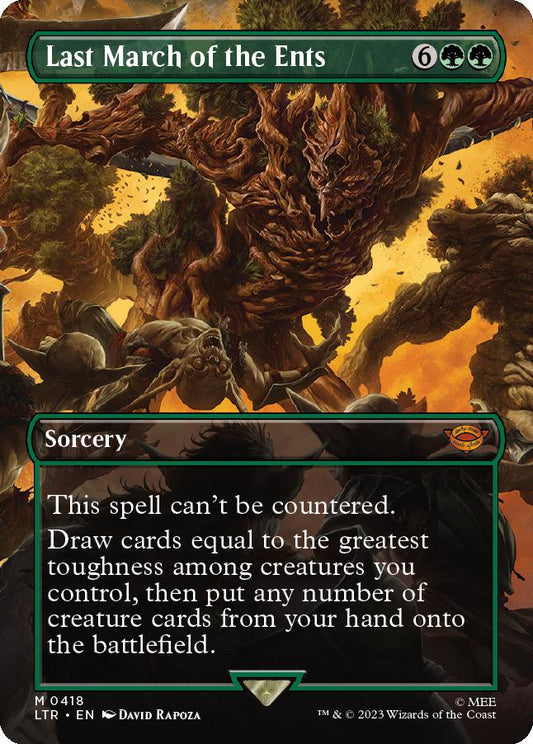 The Lord of the Rings: Tales of Middle-earth Variants: Last March of the Ents (Borderless)
