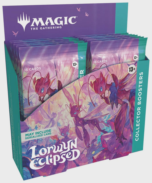 Magic the Gathering Lorwyn Eclipsed Collector Booster Box preorder sealed box with premium foils and showcase cards