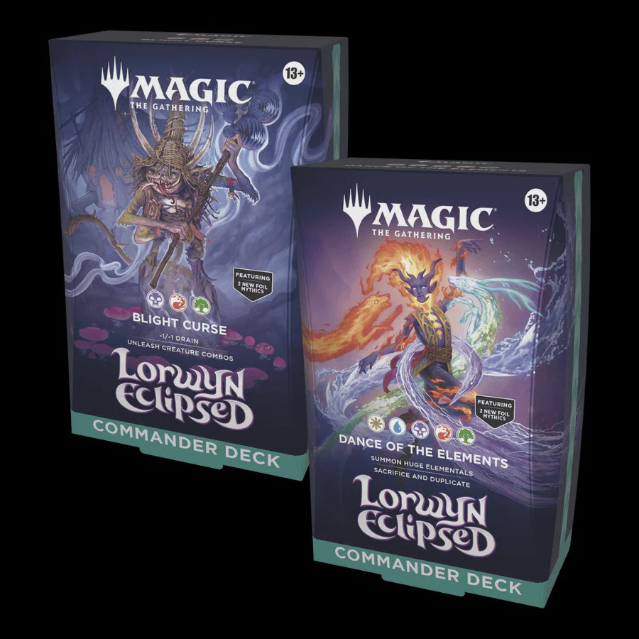 PREORDER: Magic: The Gathering Lorwyn Eclipsed Commander Decks (BOTH)