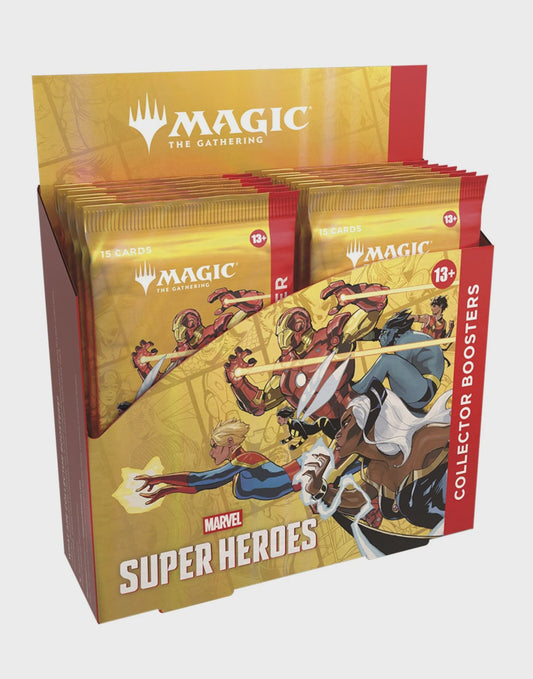 Magic The Gathering Marvel Super Heroes Collector Booster Box sealed