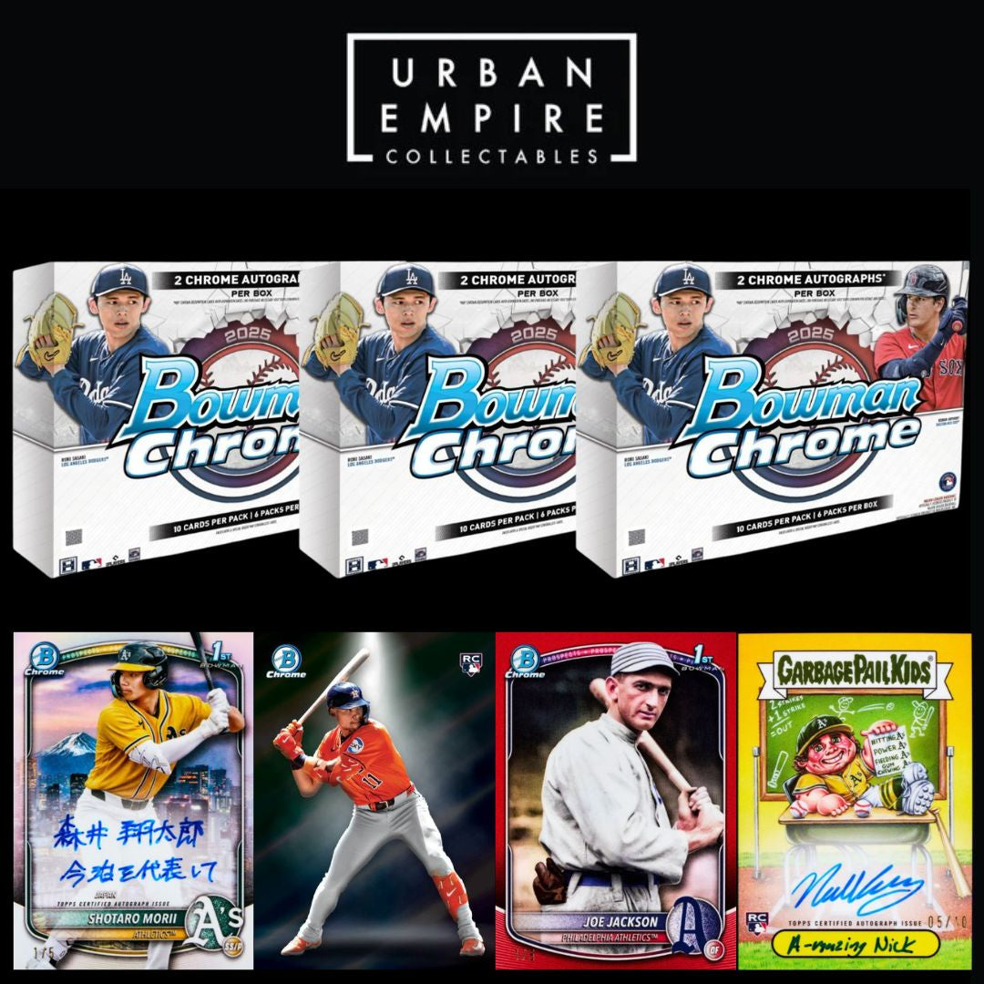 Break 718 - 2025 Bowman Chrome Baseball Hobby x 3 PYT