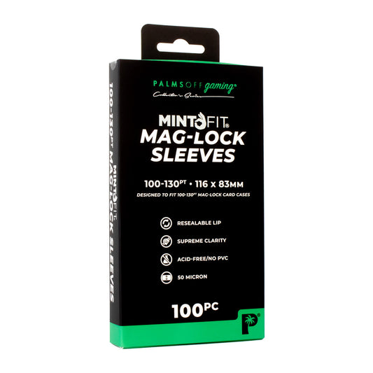 Mint Fit Mag Lock Sleeves 100pt - 130pt