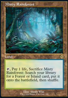 Modern Horizons 2 Variants Foil: Misty Rainforest (Retro Frame)