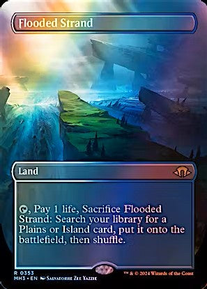 Flooded Strand 0353 – Borderless Foil – MH3 Magic: The Gathering Card