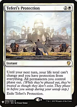 Magic: The Gathering Teferi’s Protection Mystery Booster / The List