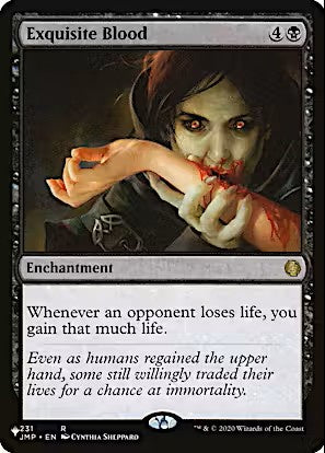 Magic: The Gathering Exquisite Blood Mystery Booster / The List