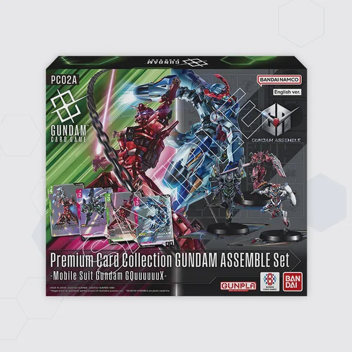 Gundam Card Game Gundam Assemble Premium Collection Display GQuuuuuuX PC02A sealed box.