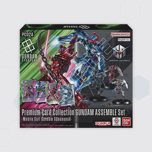 Gundam Card Game Gundam Assemble Premium Collection Display GQuuuuuuX PC02A sealed box.