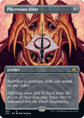 Phyrexian Altar (Borderless) – Double Masters 2022 Variant Magic: The Gathering Card